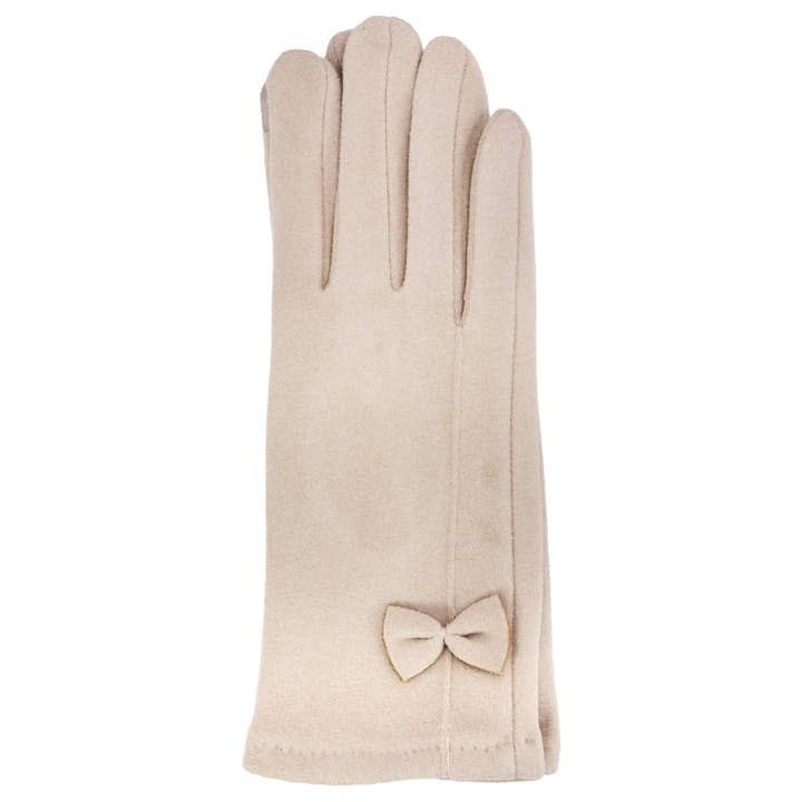 ASSORTI Gants d'hiver en suédine végan avec écran tactile et ruban en vente sur Faire6