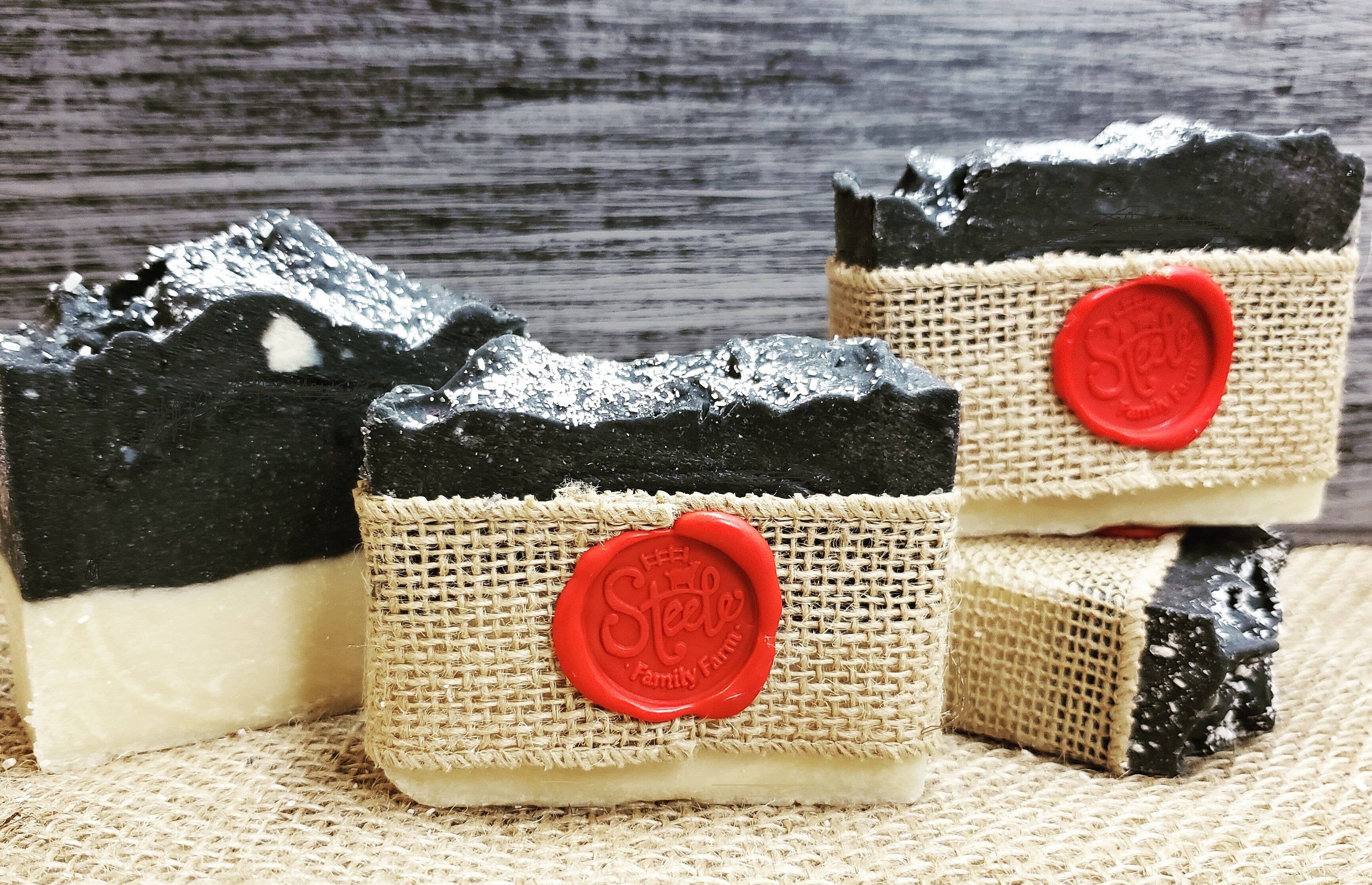 Steele Family Farm - Wholesale Bar Soap - Magnesium Coal Goat Milk Soap