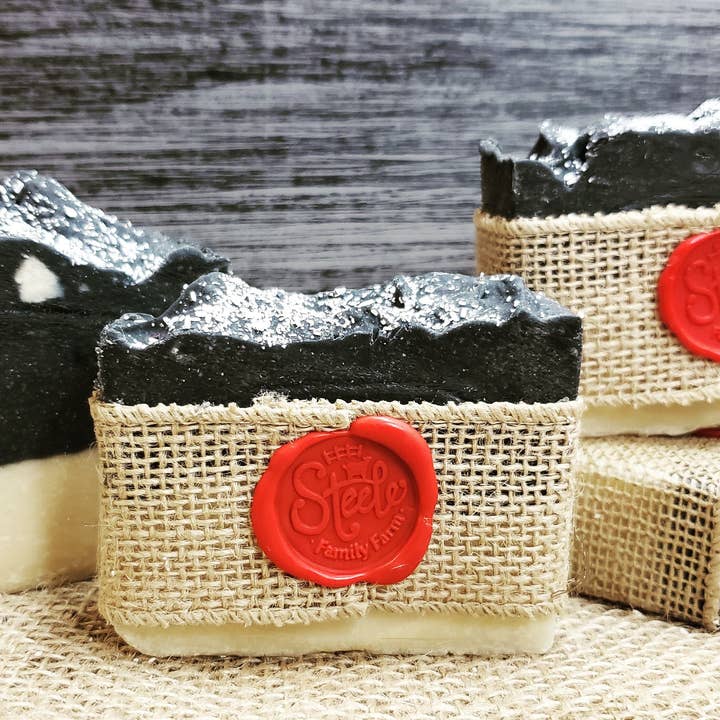 Steele Family Farm - Wholesale Bar Soap - Magnesium Coal Goat Milk Soap