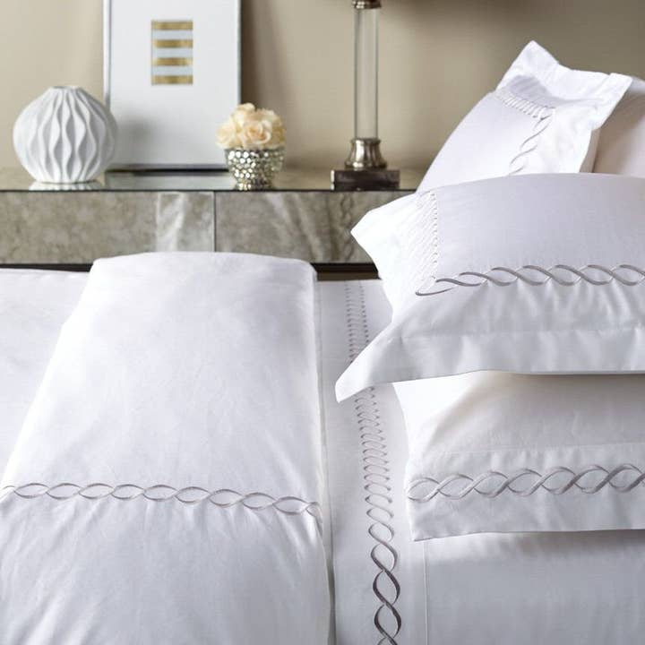 Mélange Home - Wholesale Duvet Cover - 600 Thread Count Rope Embroidered Duvet Cover Set11