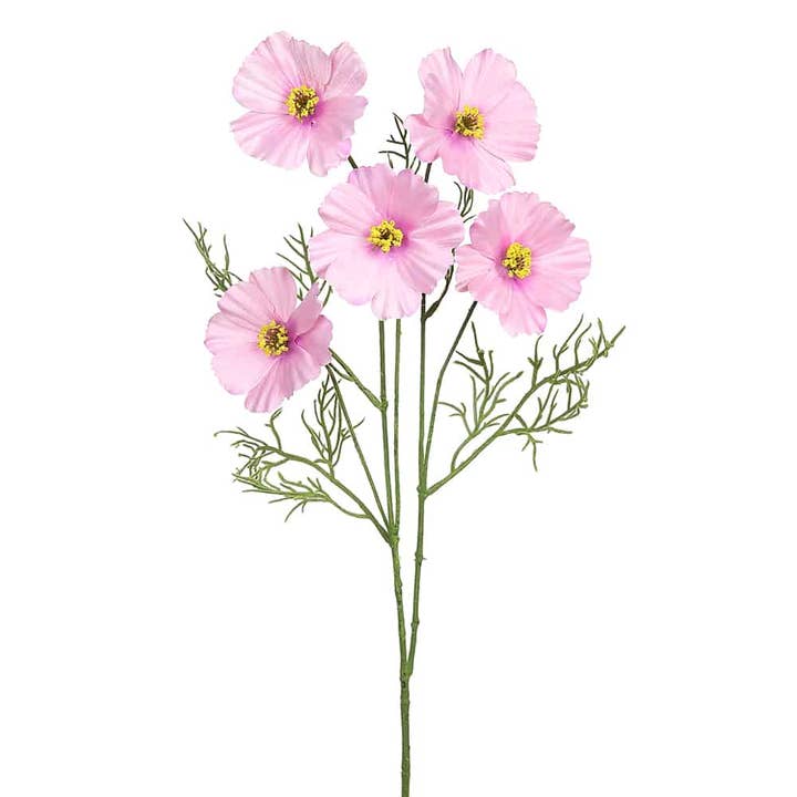 26" Cosmos Spray Pink for wholesale by Silk Flower Depot