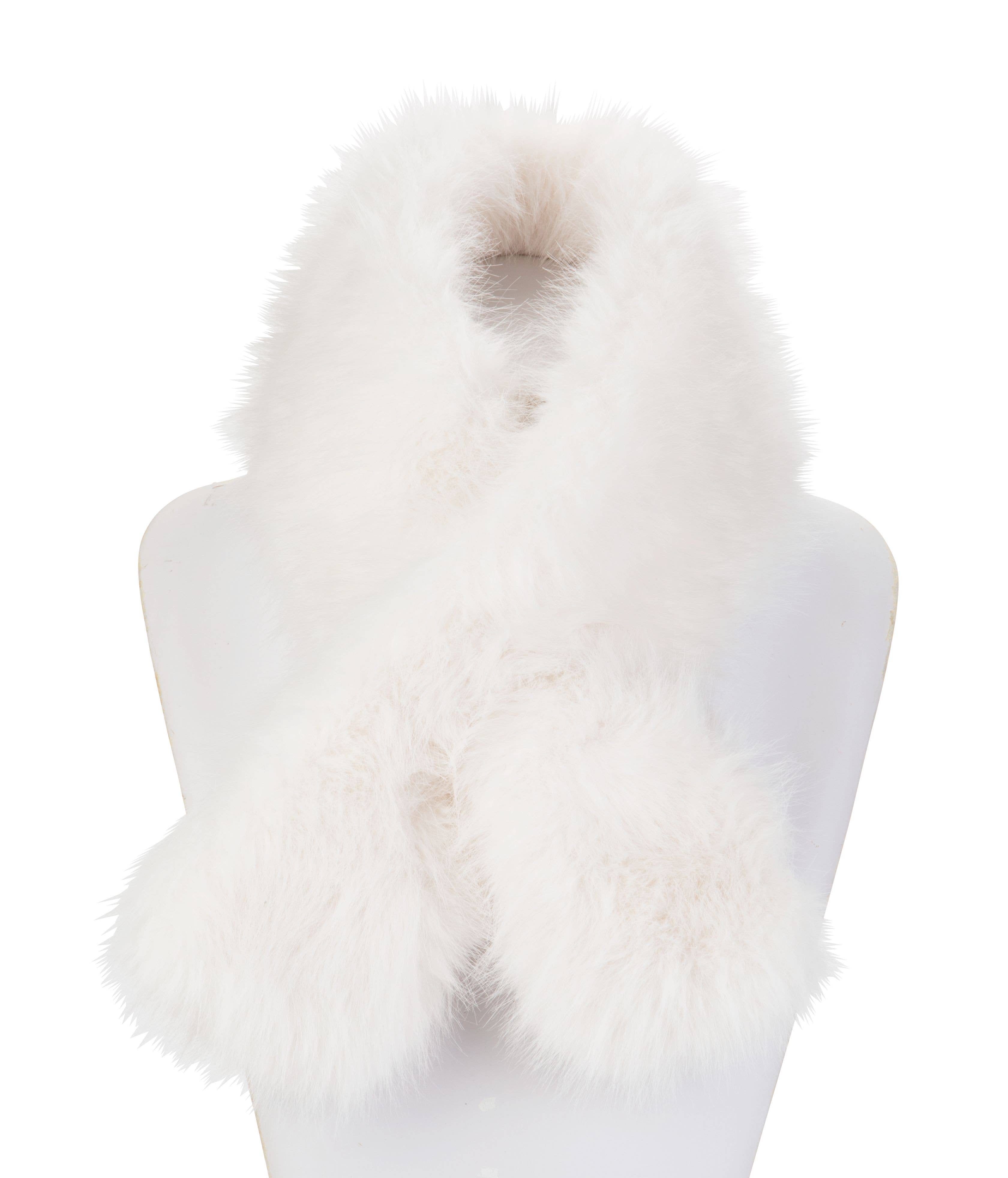 Kaleidoscope Accessories - Vente Écharpe – femme - Écharpe à col rond en fausse fourrure de renard, 6 assorties2