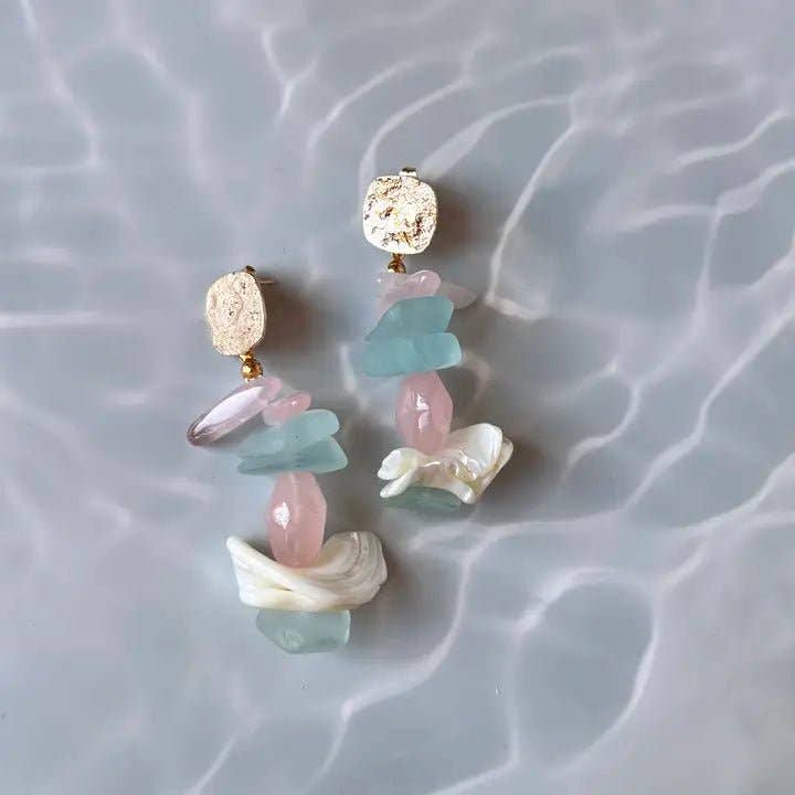 OE! - Wholesale Dangle Earrings - Sea Blossom Statement - orecchini1