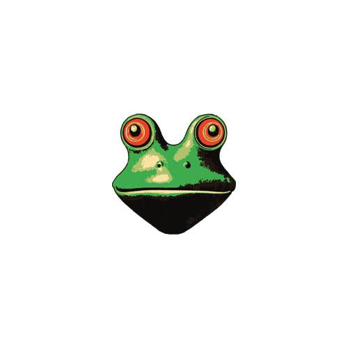 Tattly - Wholesale Temporary Tattoo - Trippy Frog Tattoo Pair
