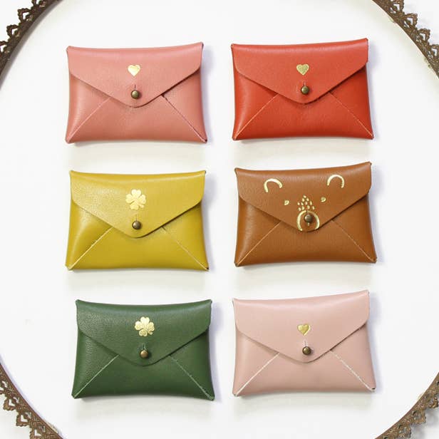 BARNABÉ AIME LE CAFÉ - Wholesale Handtasje - Dames - Mini-etui van 100% leer voor AirPods, sieraden, liefdeswoorden1