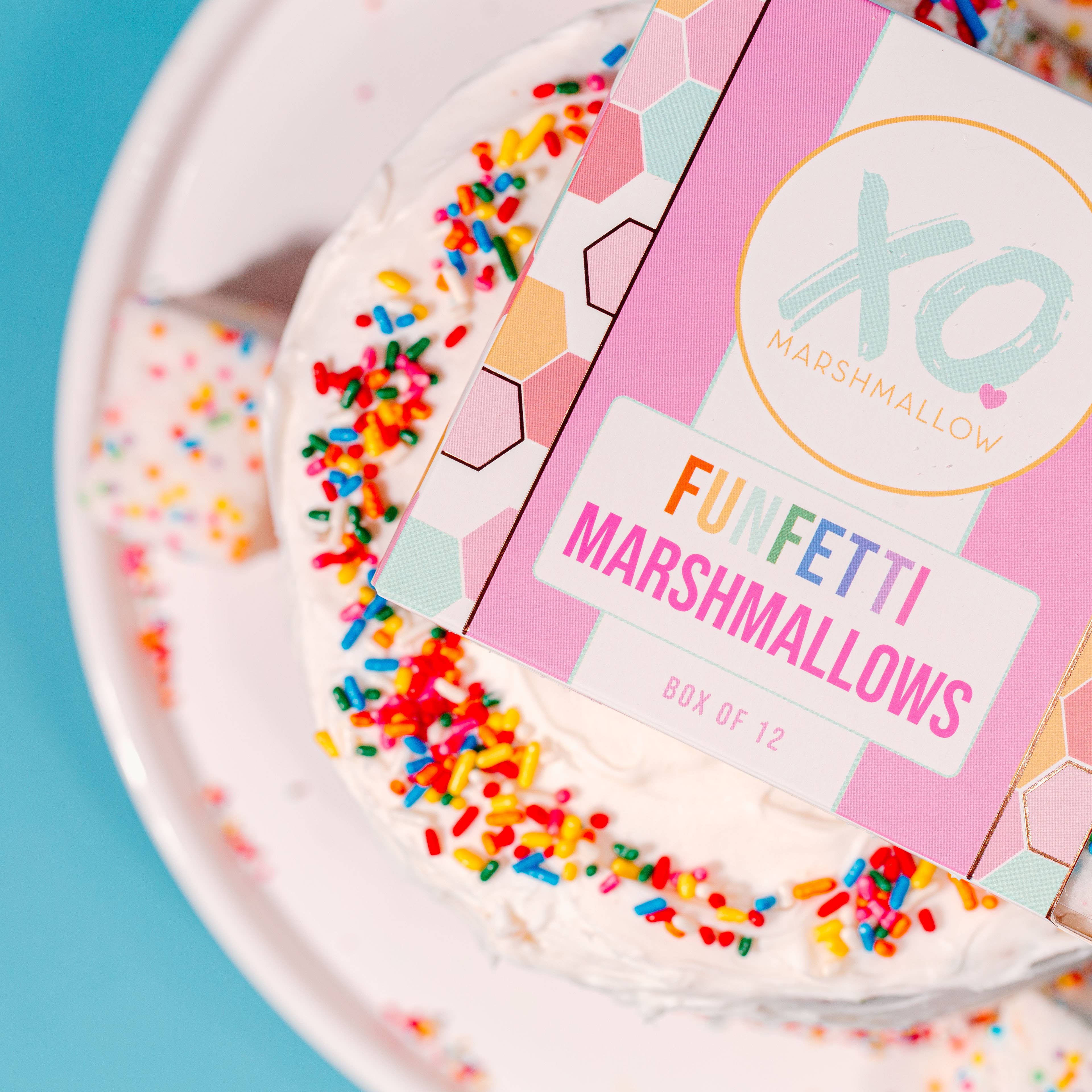 XO Marshmallow – wholesale Marshmallow – Funfetti Marshmallows / Gluten Free / Peanut Free / Dye Free1