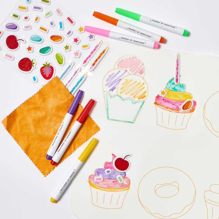 Journey Of Something AU & EU - Wholesale Coloring Mat - Kids & Baby - Wipeable Silicone Colouring Mat - Sweet As