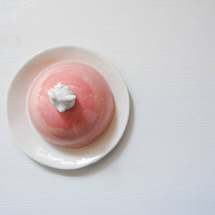 karoArt - Wholesale Decorative Plate/Dish/Bowl - Piglet Butter Dish5