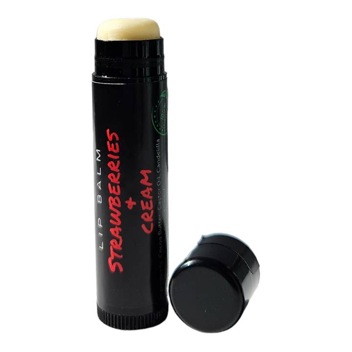 Bálsamo Labial Vegan Sem Alergénios - Morangos & Creme por atacado de Unchapped