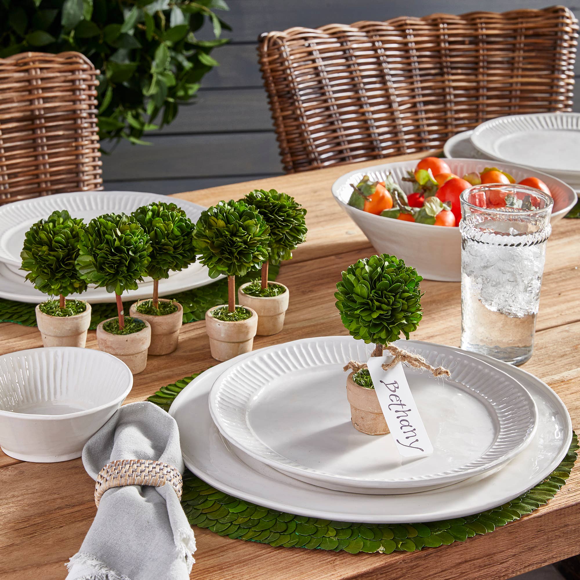 Napa Home & Garden - Wholesale Artificial Plant - Boxwood Mini Single Ball Topiary In Pot1