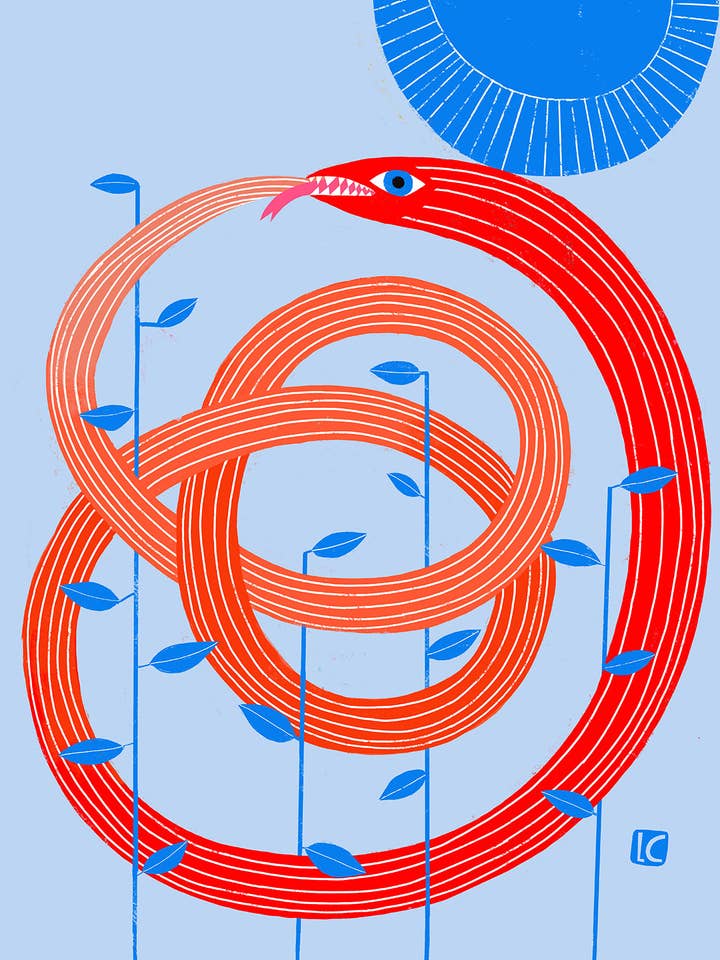 Impression d'art - Ouroboros pour la vente par Lisa Congdon Art & Illustration