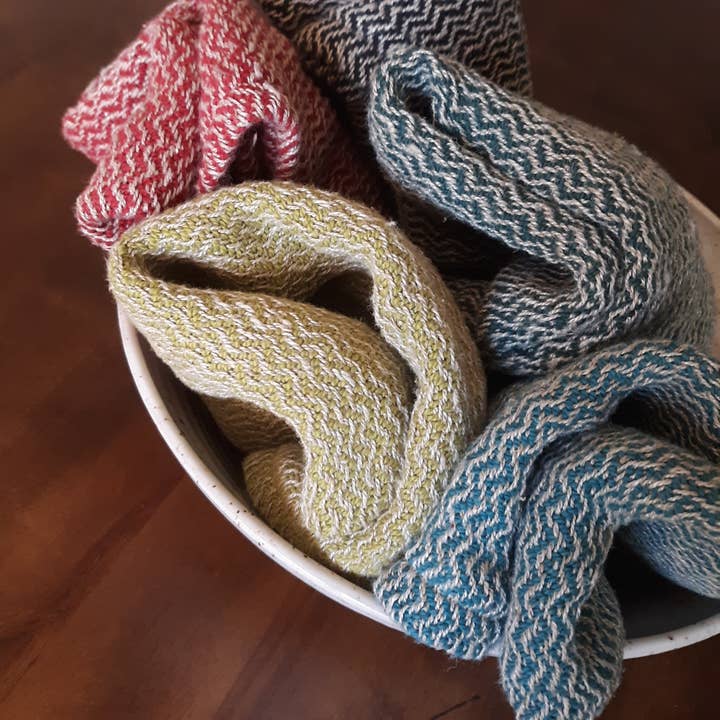 East Parlor - Wholesale Tea Towel - Handwoven Hemp-Cotton Dish Towels2