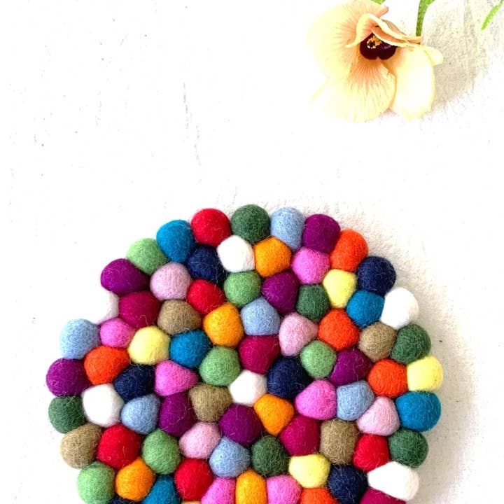 Maison Sunny - Wholesale Trivet - Rainbow Felt Trivet0
