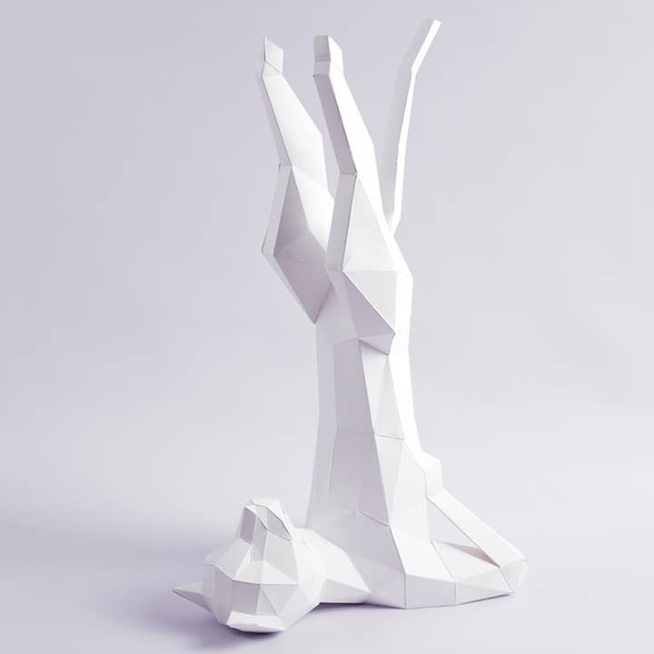 PAPERCRAFT WORLD - Wholesale DIY Craft Kit - Yoga Cat 3D PaperCraft Origami Model, PaperLamp