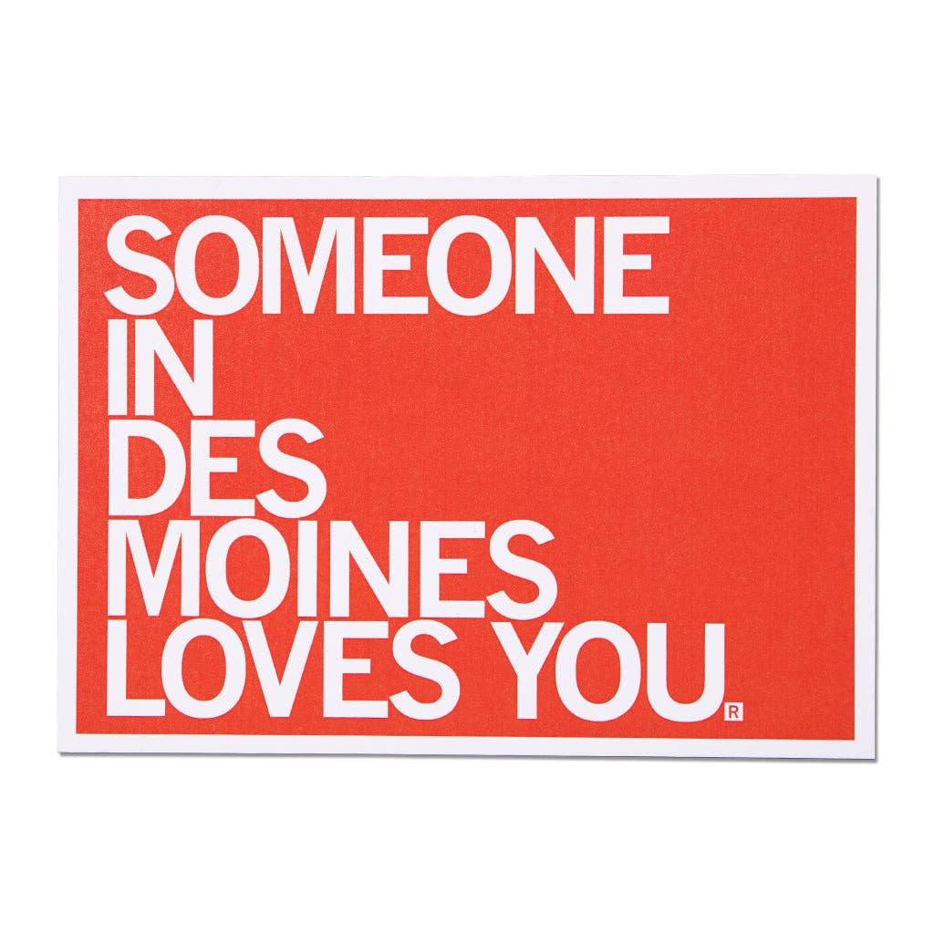 RAYGUN - Wholesale Postcard - Someone Loves You DM Text Postcard0
