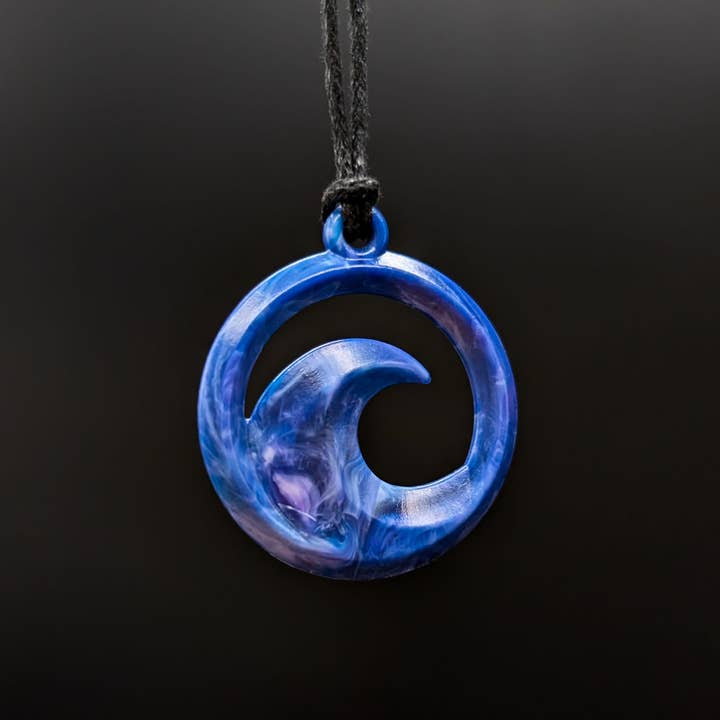 Wave Necklace | Sustainable Jewellery | Ocean Plastic for wholesale by Brothers Make