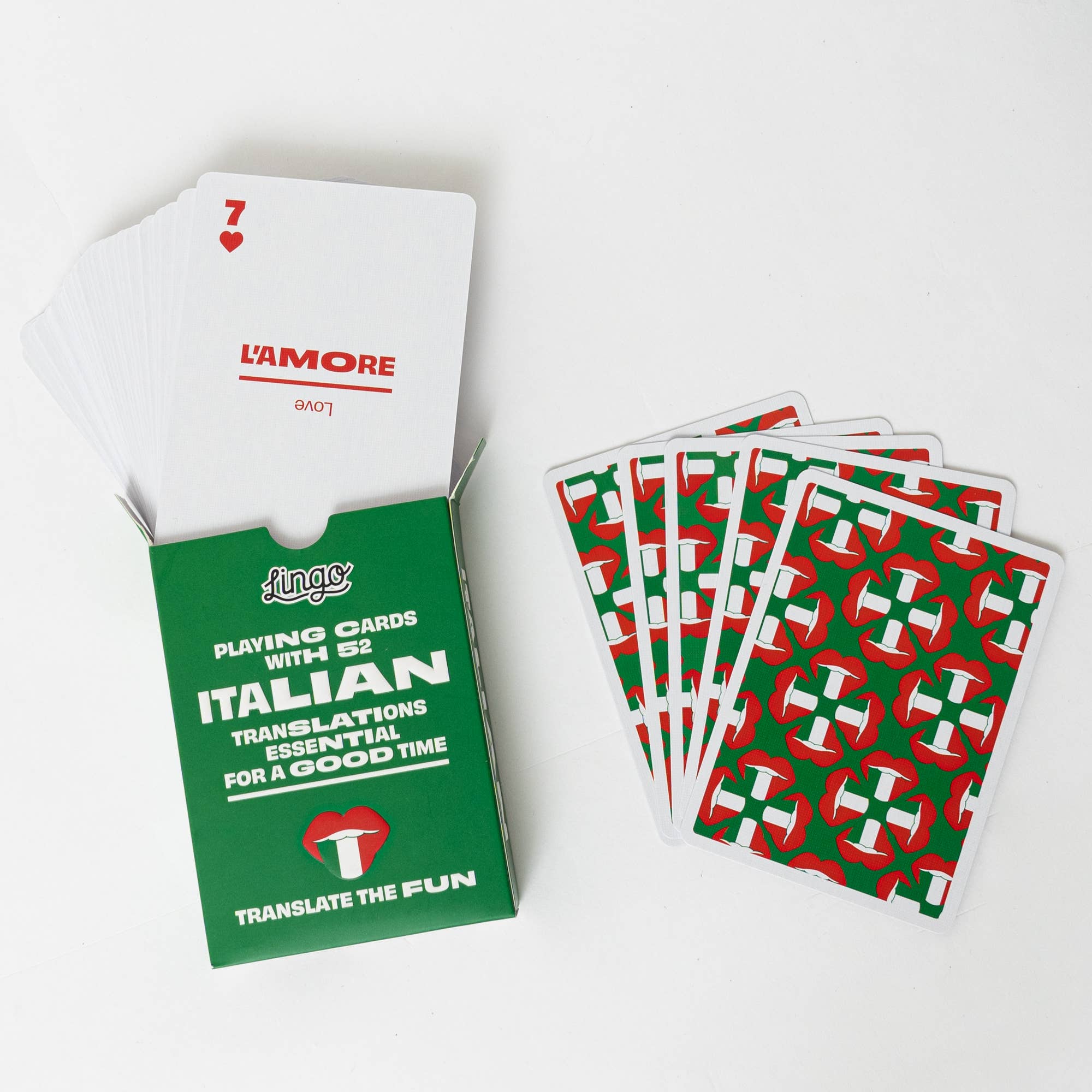 Lingo Playing Cards - Vente Jeu de cartes - Cartes à jouer de voyage italiennes4