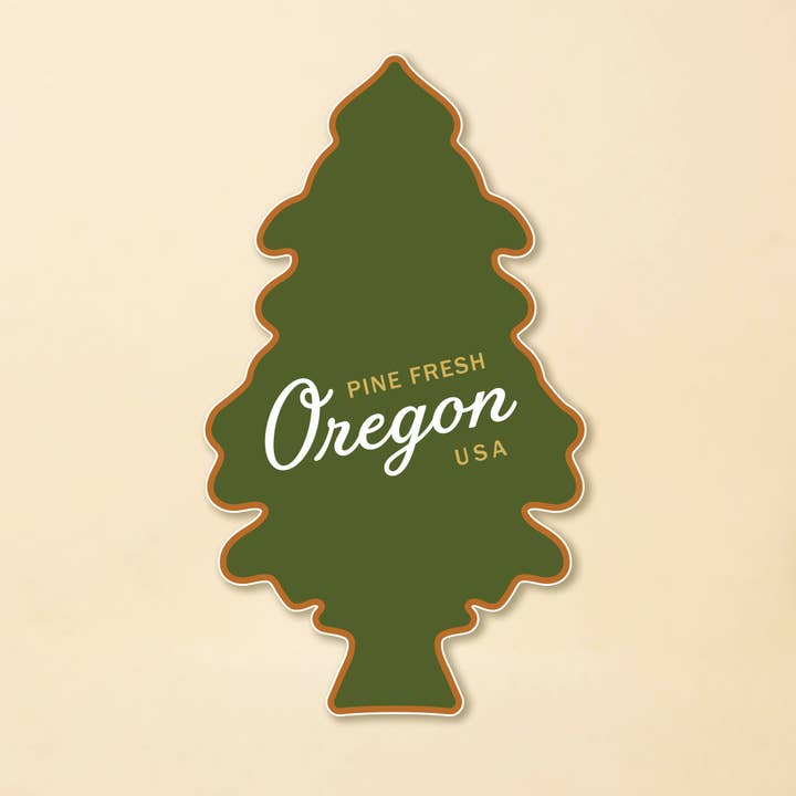 Oregon Pine Fresh Sticker for wholesale by Tender Loving Empire