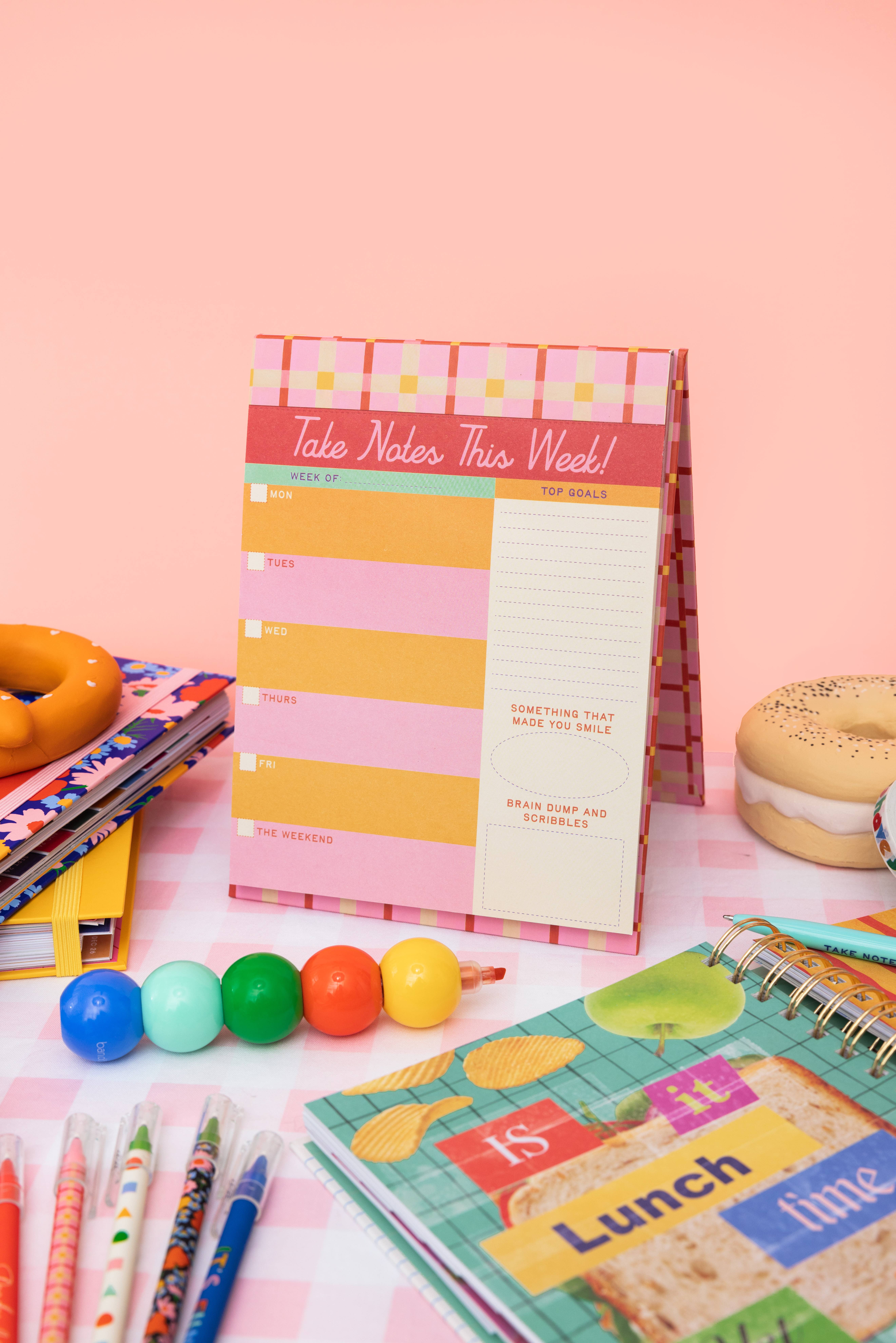 Ban.do - Vente Agendas - Planificateur de bureau hebdomadaire, Prenez des notes cette semaine1