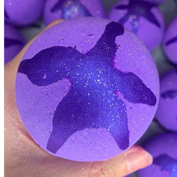 The Purple One Bath Bomb 180g for wholesale by Foam Inc Cosmetics