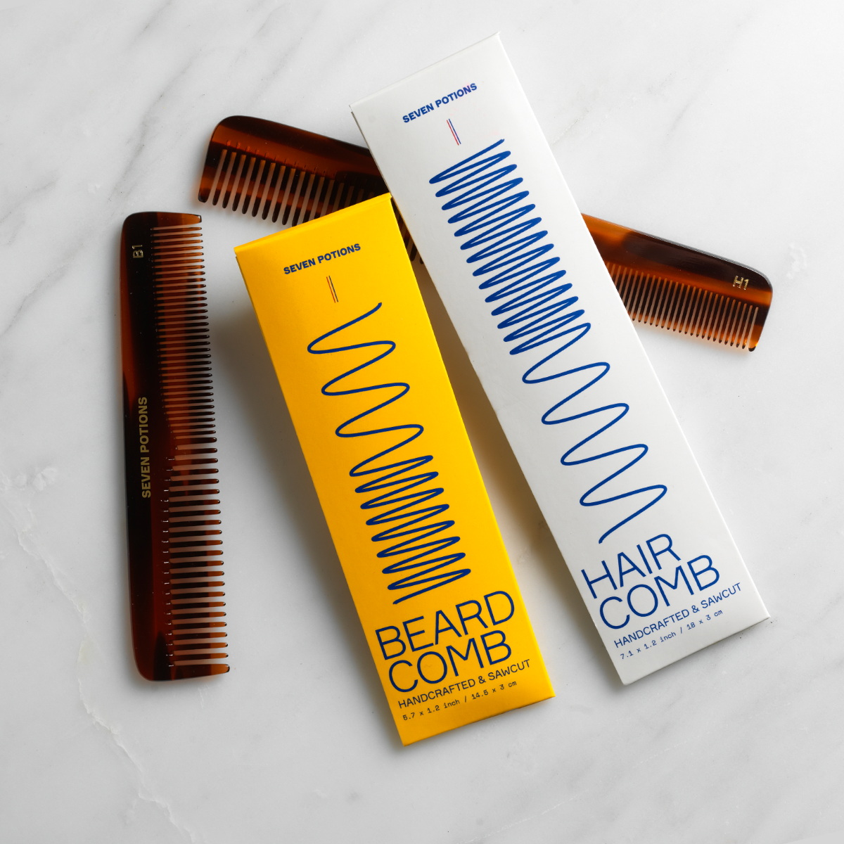 Seven Potions - Vendita all'ingrosso Spazzola/pettine - Pettine per capelli e barba Seven Potions2