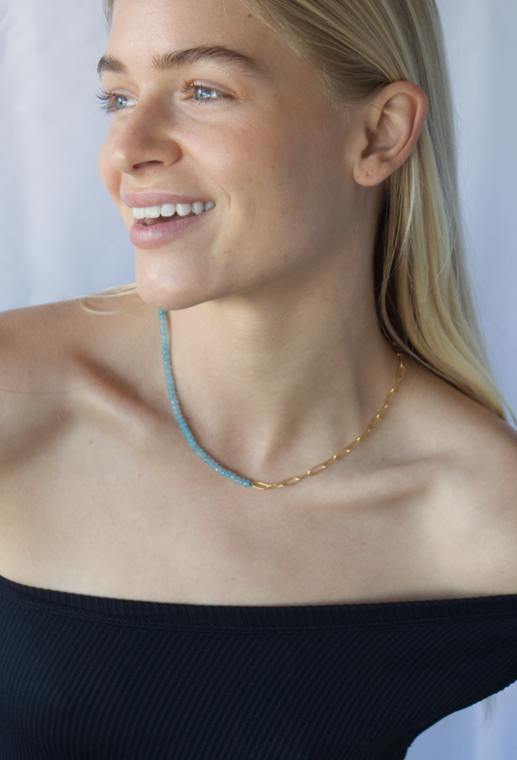 SALTY CALI - Wholesale Link & Chain Necklace - Paloma Necklace ~ Salty Babes5