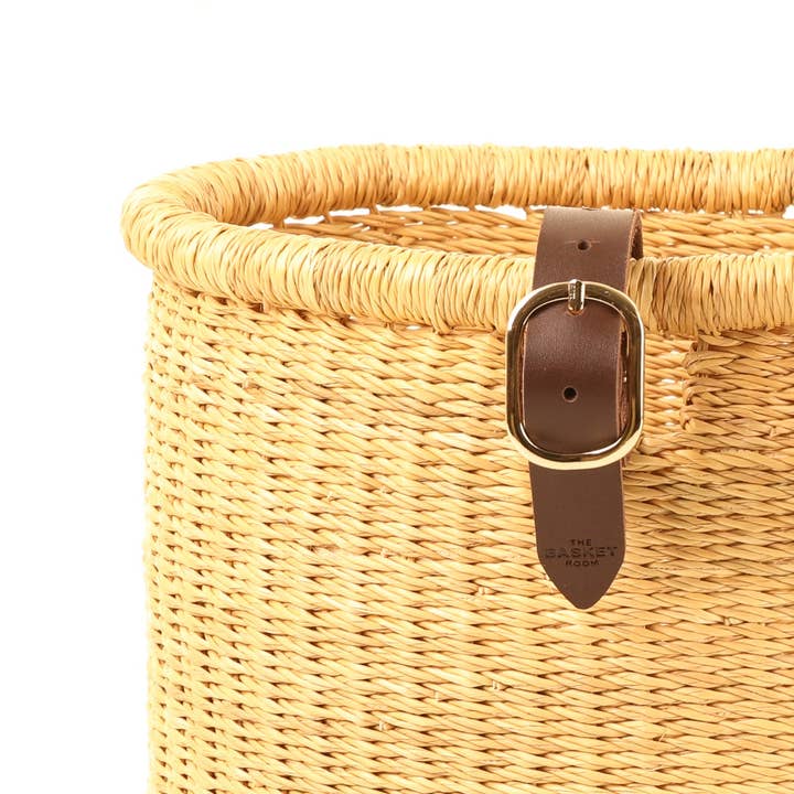 The Basket Room – wholesale Basket – BULI: Handcrafted Natural Oblong Bike Basket | Pannier | Bicycle Basket 5