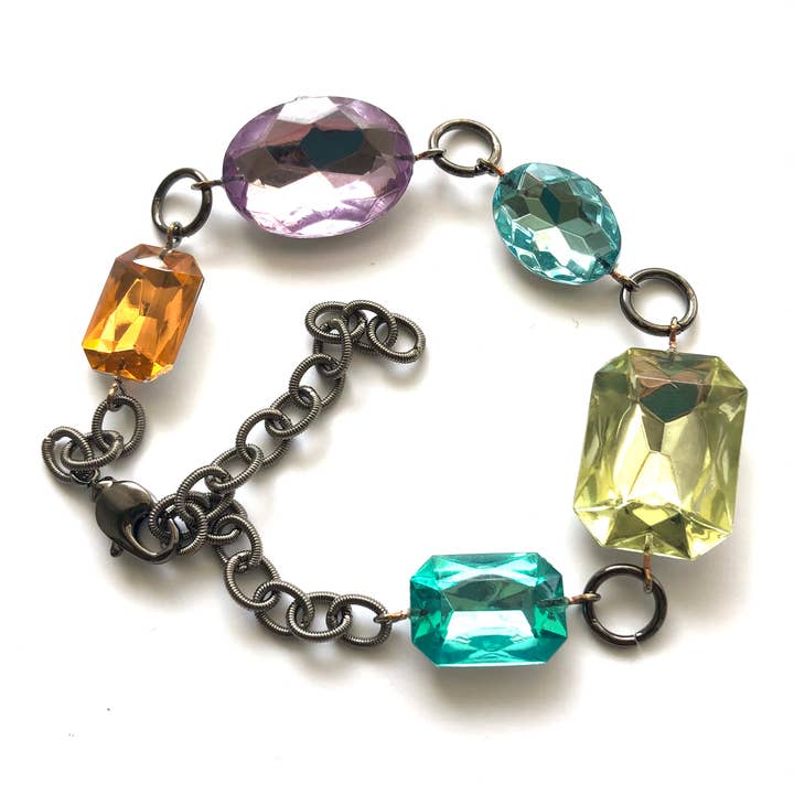Pastel Story Shine-On Linked Bracelet for wholesale by Leetie Lovendale