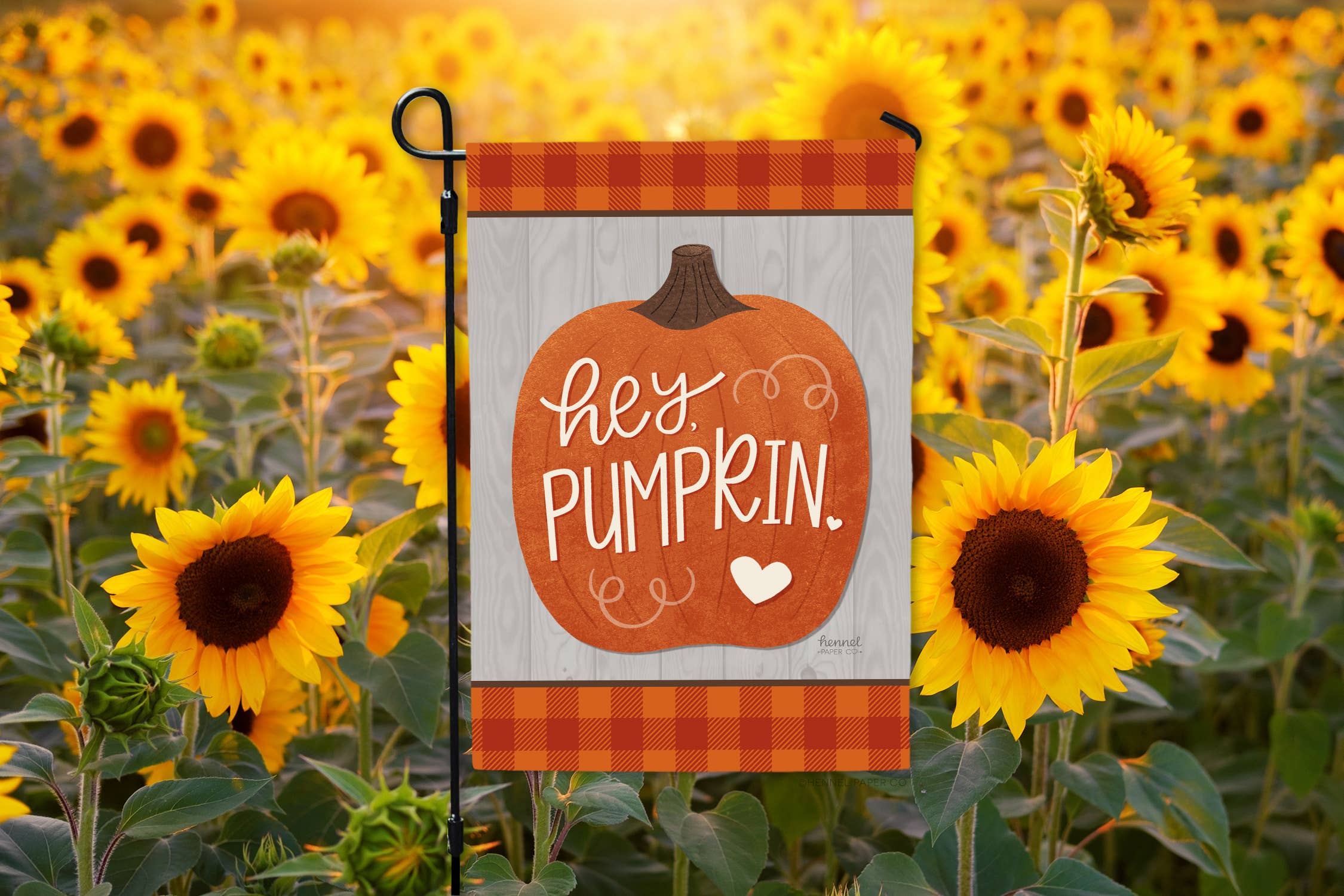 Hennel Paper Co. - Wholesale Flag - Garden Flag - Hey Pumpkin1