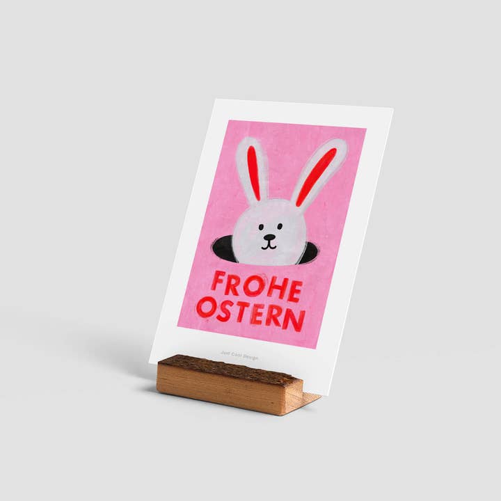 Just Cool Design - Wholesale Easter Card - Frohe Ostern card | Mini art print | Illustration card1