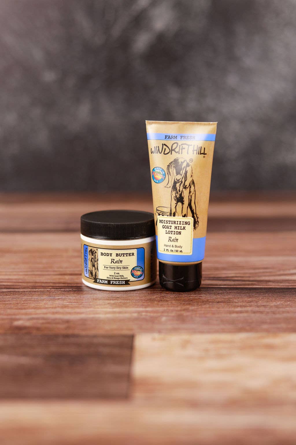 Windrift Hill Goat Milk Skincare - Wholesale Hand & Body Lotion - Rain Goat Milk Lotion - Tube | 6pack6