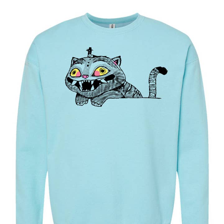 Sweat-shirt col rond Chasseurs de démons Kpop Derpy Tissu doux pour la vente par Megan Lee Designs