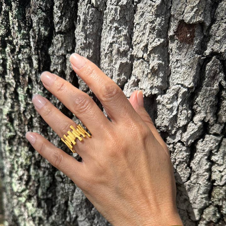 Gold LUZON RING for wholesale on Faire1