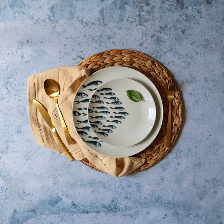 Novastyl - Wholesale Dinner Plate - PESCARE flat plate 26.5cm in porcelain7