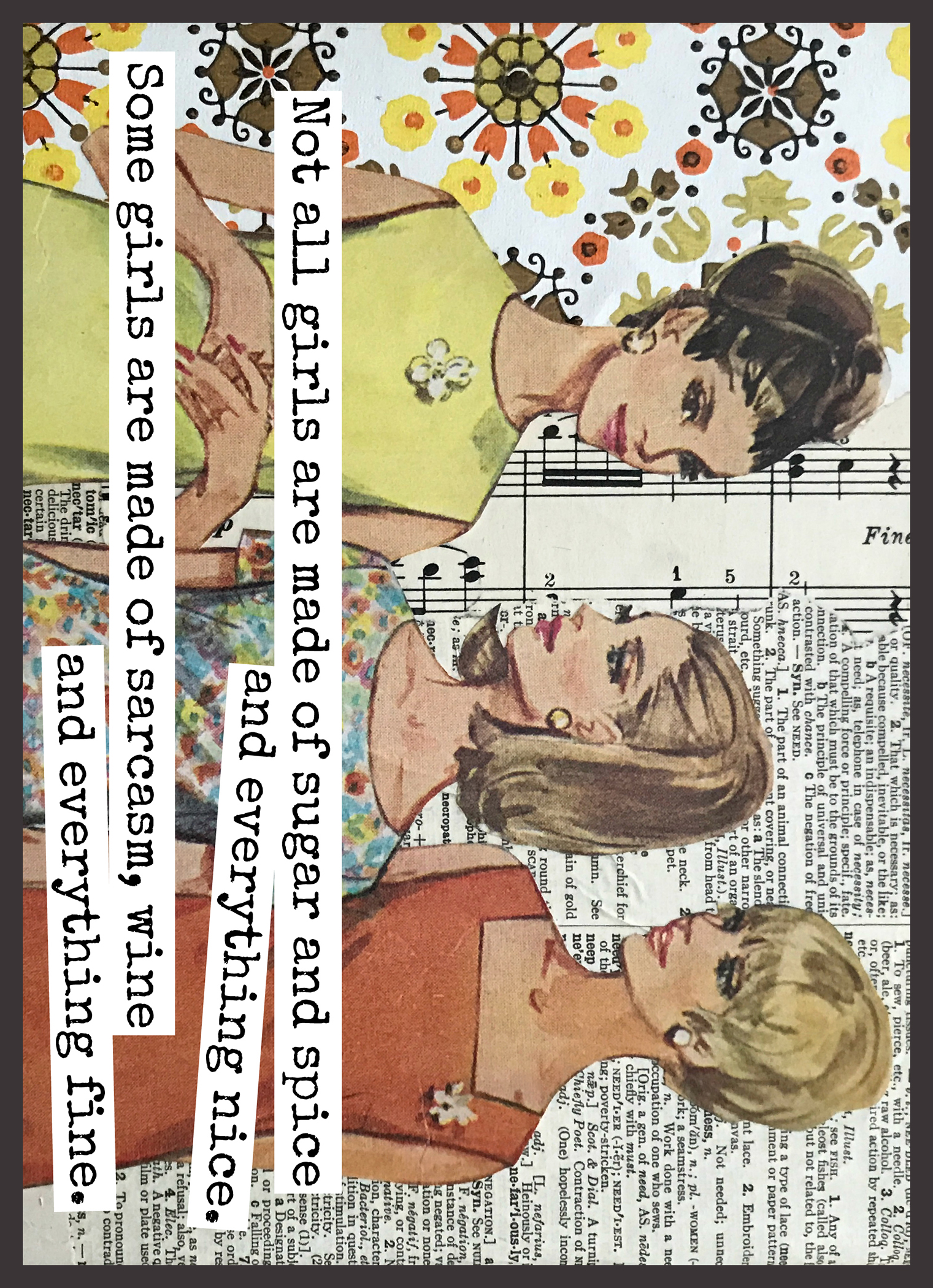 Raven's Rest Studio - Wholesale Everyday Greeting Card - Funny Greeting Card. Not All Girls Are Made Of Sugar...0