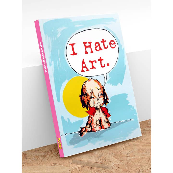 Brainbox Candy – wholesale Sketchbook/sketchpad – Funny Gift - I Hate Art Sketchbook by Magda Archer