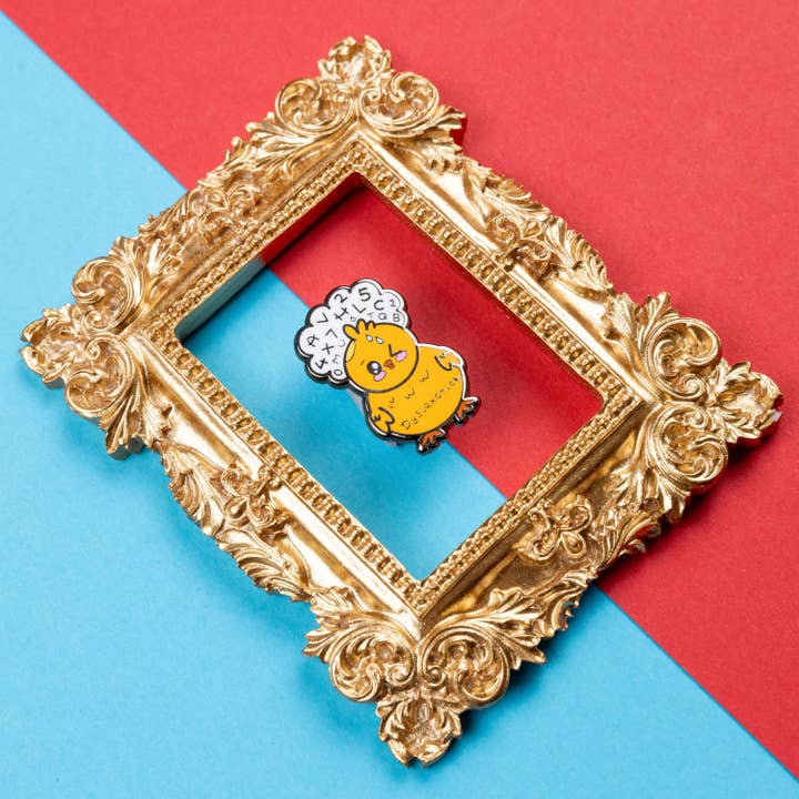 Innabox Ltd - Wholesale Lapel Pin/Button - Dyslexchick Enamel Pin - Dyslexia3