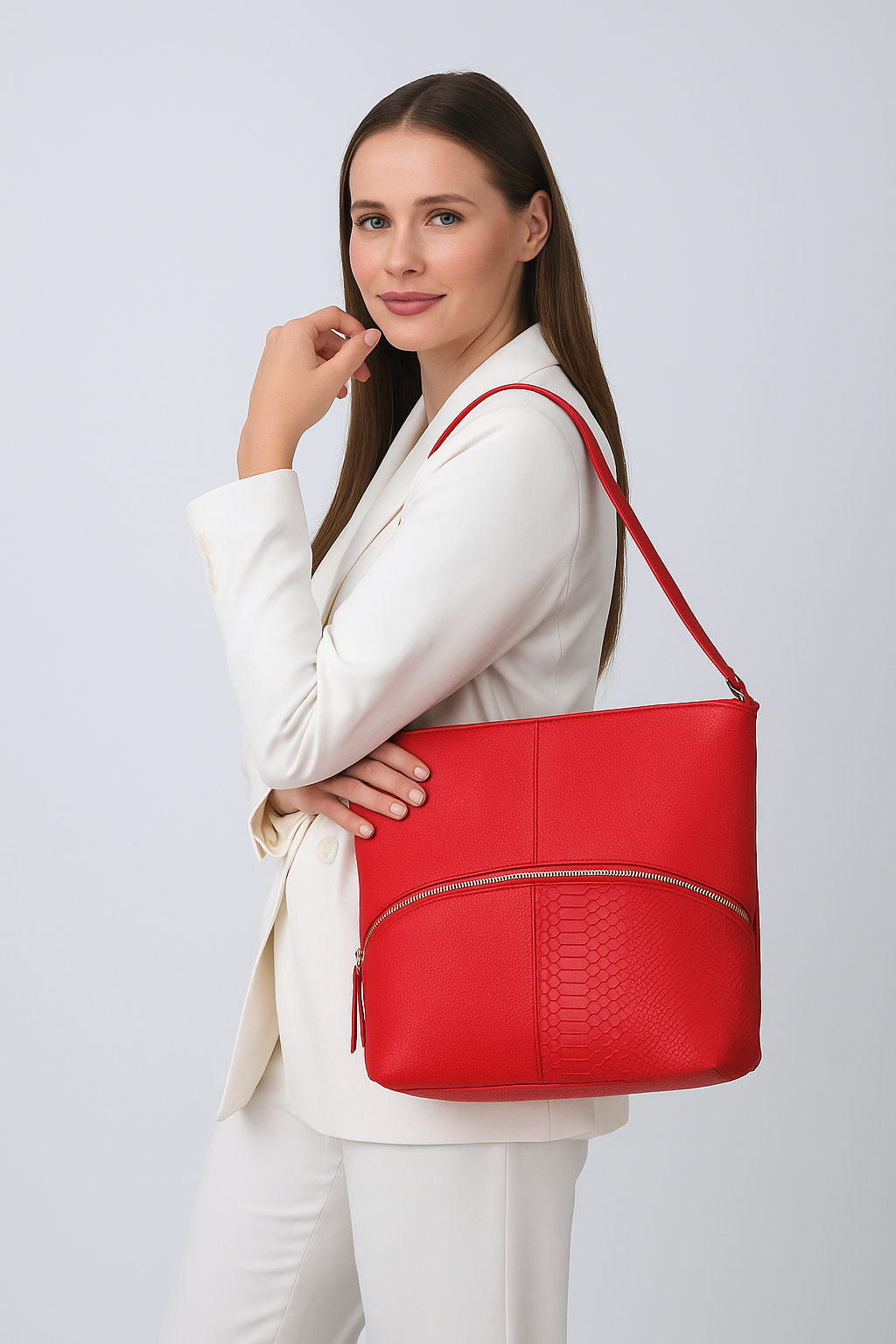 VIA FIORE - Vente Sac porté épaule – femme - VIA FIORE - SAC À MAIN SACOCHE TOTE POCHETTE SACOCHE ANSE - #103