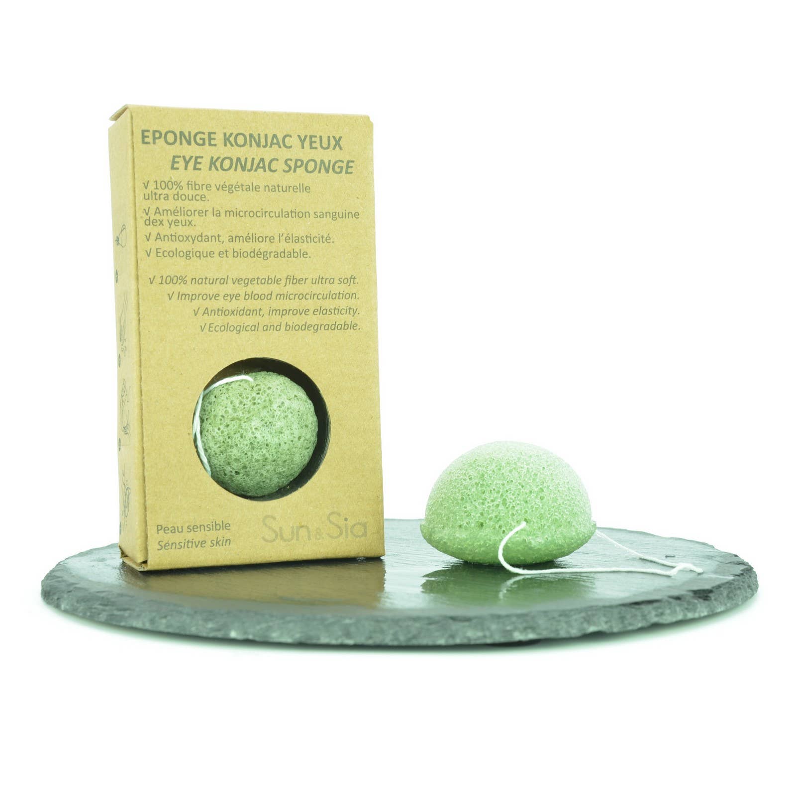 Zen'Arôme - Wholesale Facial Cleanser - Konjac Sponge for the Face - 100% Natural - In Box4
