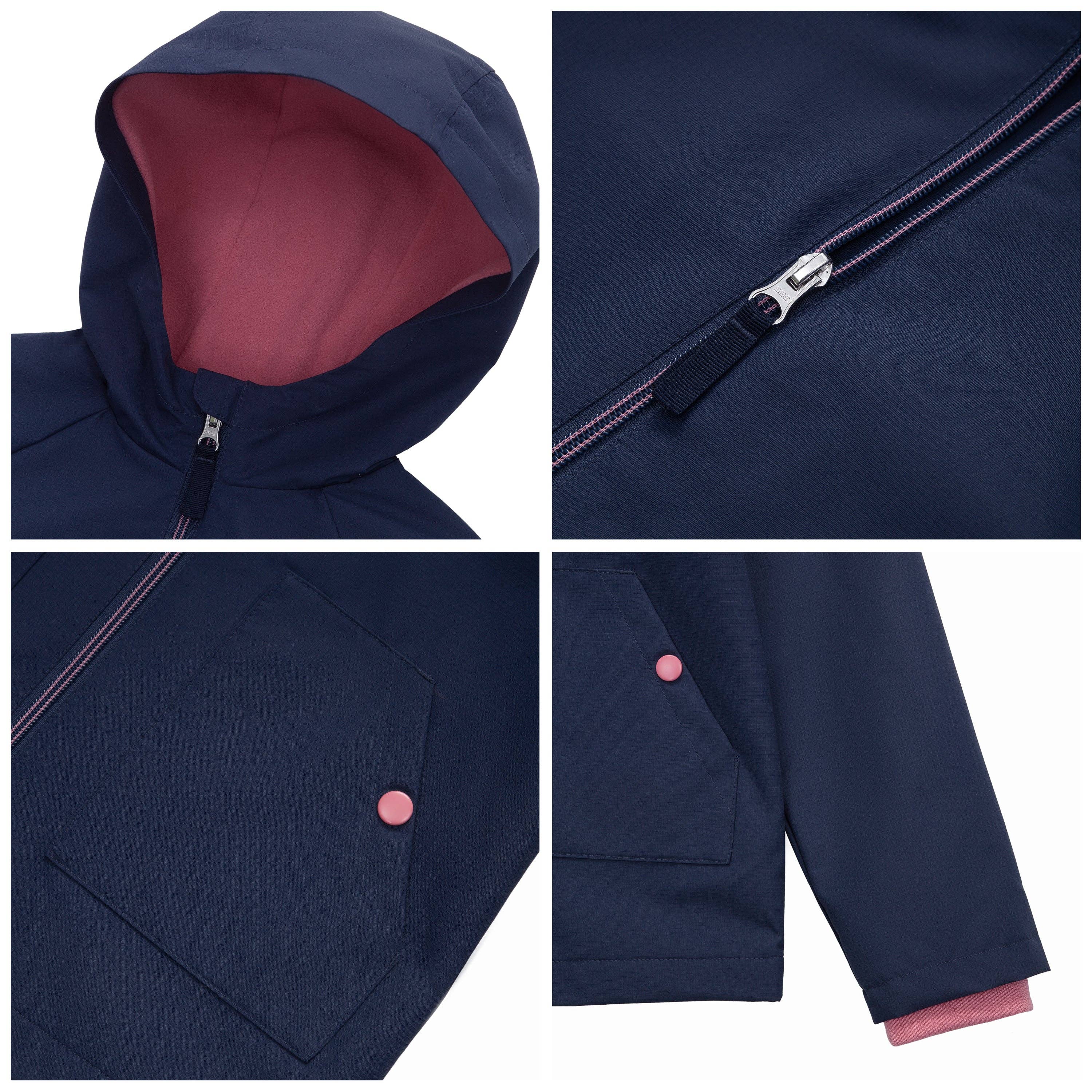 Rokka & Rolla - Wholesale Windbreaker - Kids - Girls' Ripstop Windbreaker Deluxe Jacket3