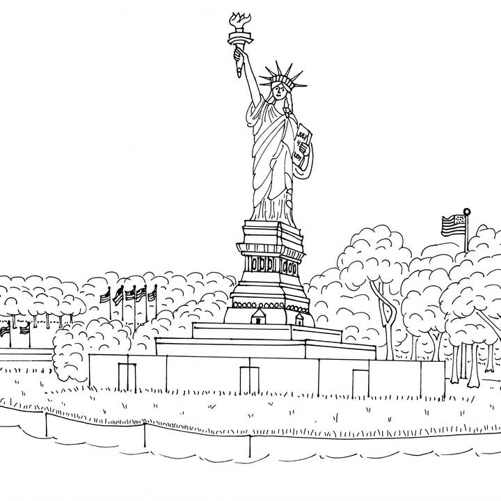 Color Our Town - Wholesale Coloring Book - Kids & Baby - Color New York City coloring book
