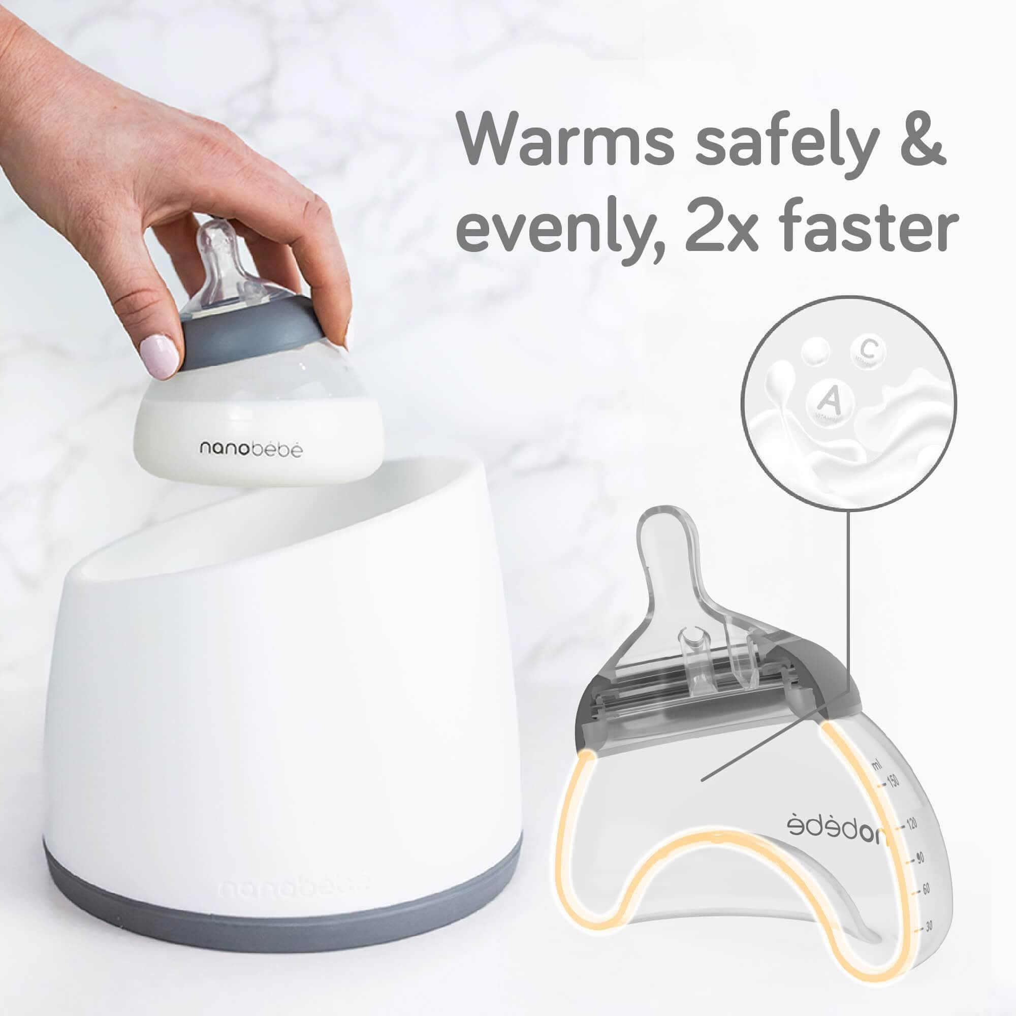 Nanobebe AI Inc - Wholesale Feeding Set - Baby - Breastmilk Bottle Starter Set3