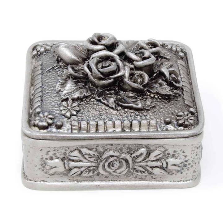 Supreme Housewares - Vente Boîtes décoratives - Boîte à bijoux carrée Vintage Rose0