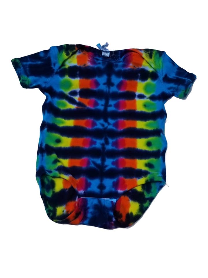 Gypsy Rose - Wholesale Bodysuit (Non-Footed) - Baby - TEACH YOUR CHILDREN WELL TYE DYE ONESIE