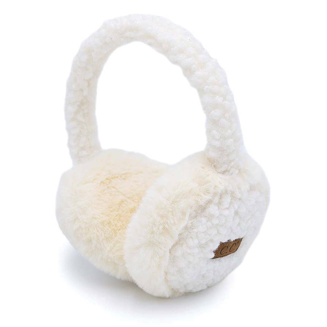 Fashion City - Wholesale Earwarmers/Ear Muffs - Women's - Solid Color Faux Fur Sherpa Earmuffs4
