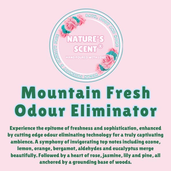 Mountain Fresh Odour Eliminator Wax Melt Snap Bar for wholesale by Nature's Scent ®