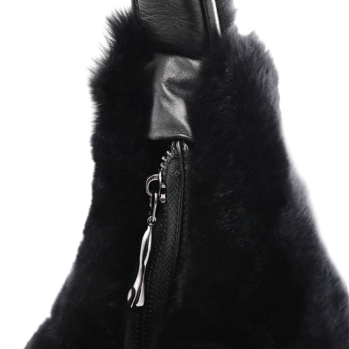 Surell - Wholesale Shoulder Bag - Women's - Rex Rabbit Fur Shoulder Bag2