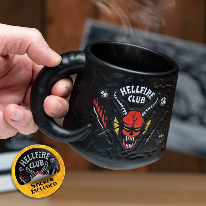 Paladone - Wholesale Coffee Mug - Hellfire Club Demon Embossed Mug