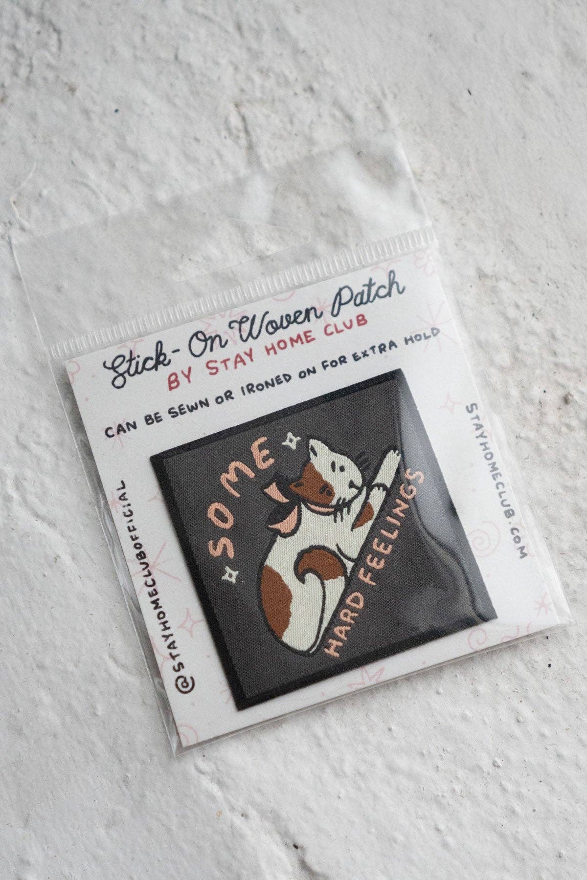 Stay Home Club – wholesale Patch – Some Hard Feelings - Woven Sticky Patch2