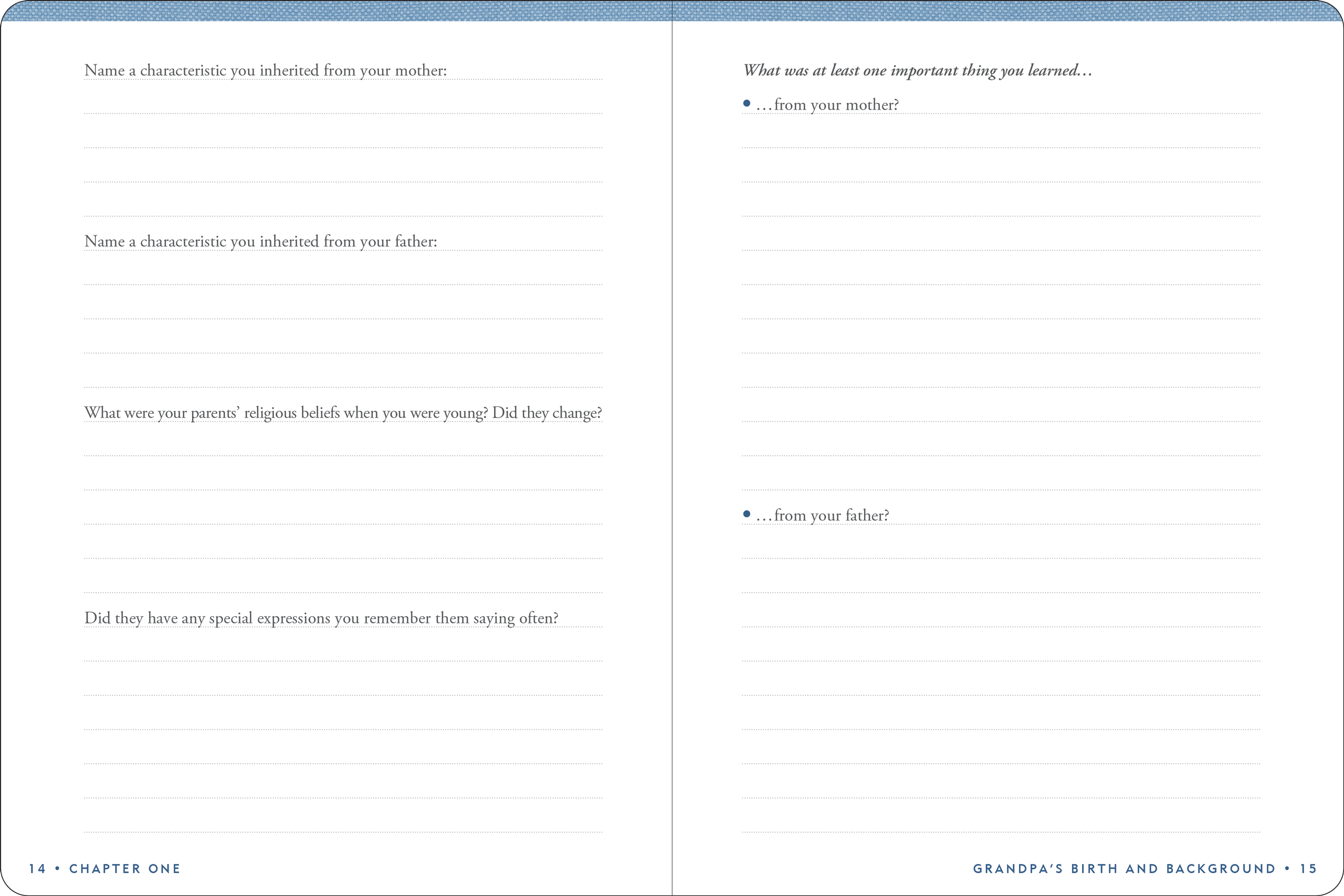 Peter Pauper Press - Wholesale Journal/Diary - Grandpa's Story5